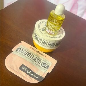 Sol de Janeiro Trio Brazilian Bum Bum cream 75 mL Bum Bum Oil Beija Flor Cream